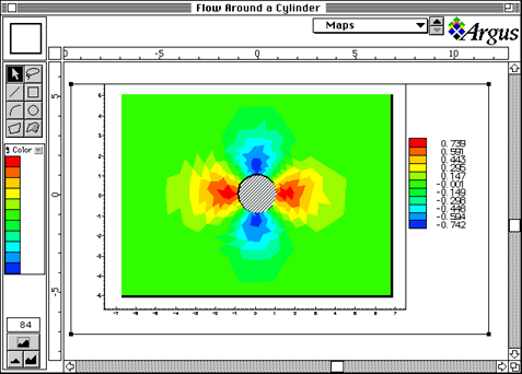 A Sample Screen demonstrating a Color Map